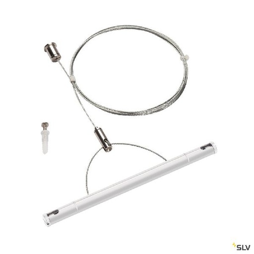 [DC1002698] TENSEO, kit de suspension, intérieur, 2m, blanc, pour câble tendu T.B.T 1002698
